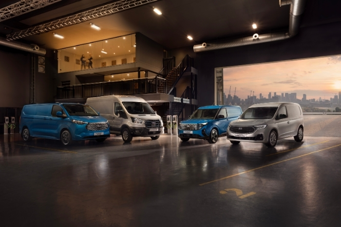 Gama Ford Pro EV Range