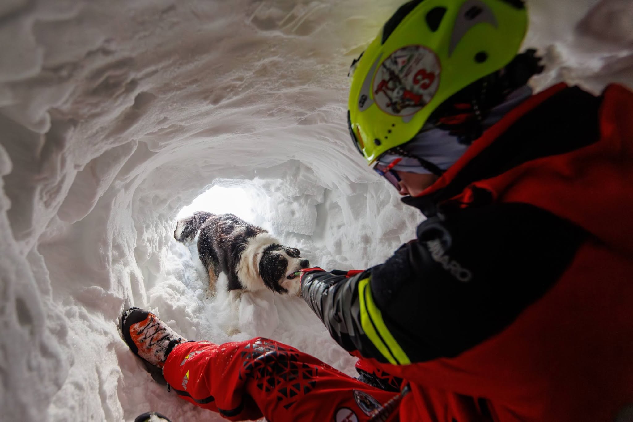14antrenament în caz de avalanşă foto Salvamont România