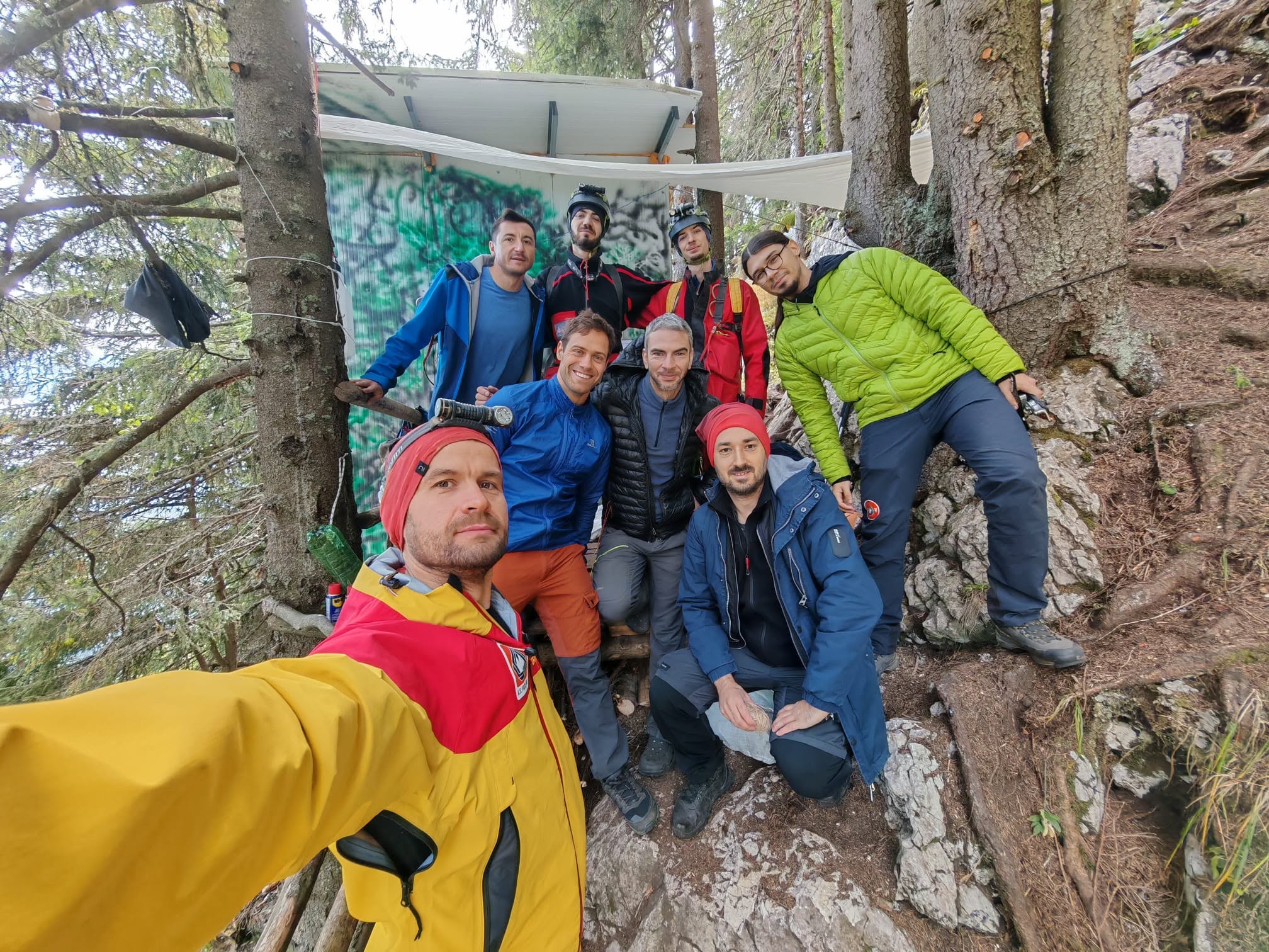 O parte din echipa din tabără foto Adrian Rădulescu