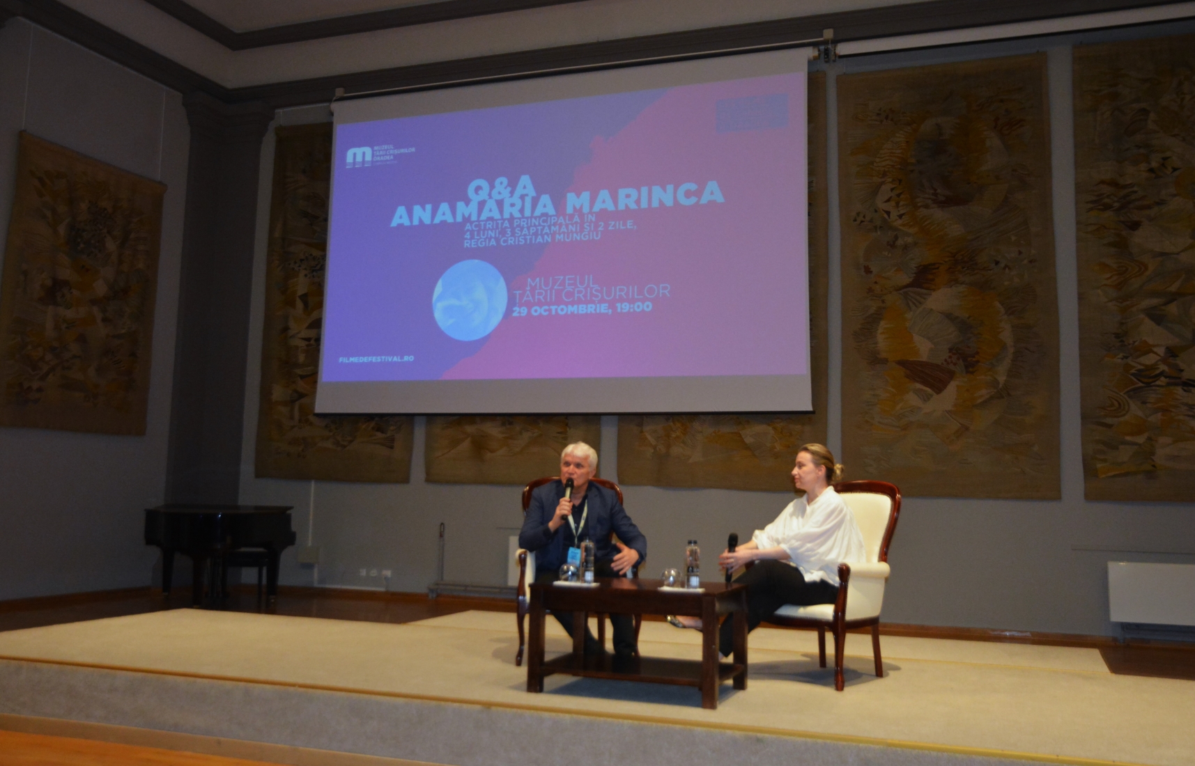 Filmul 4,3,2 cu Anamaria Marinca la Muzeul Tarii Crisurilor (14)